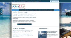 Desktop Screenshot of onelist-travel.com